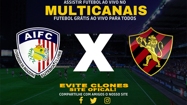 Assistir Afogados x Sport AO VIVO Online 11/01/2025