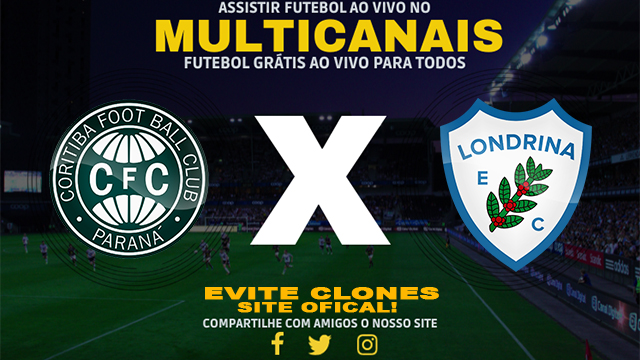 Assistir Coritiba x Londrina AO VIVO Online 12/01/2025