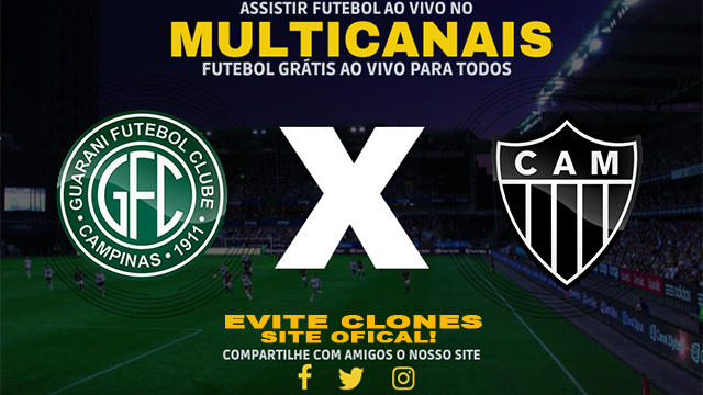 Assistir Guarani x Atlético-MG AO VIVO Online 14/01/2025