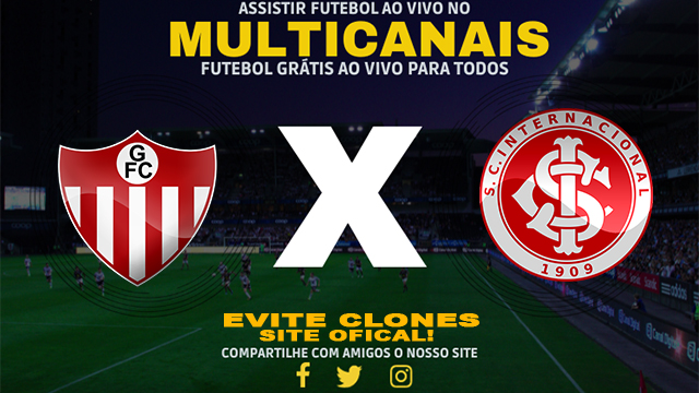 Assistir Guarany RS x Internacional AO VIVO Online 22/01/2025