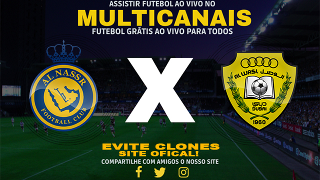 Assistir Al-Nassr x Al-Wasl AO VIVO Online 03/02/2025