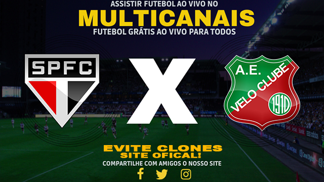 Assistir São Paulo x Velo Clube AO VIVO Online 13/02/2025