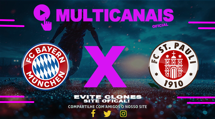 Assistir Bayern de Munique x St. Pauli AO VIVO Online 29/03/2025