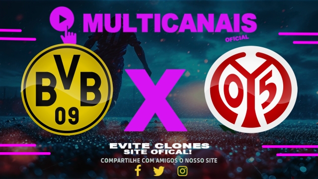 Assistir Borussia Dortmund x Mainz 05 AO VIVO Online 30/03/2025