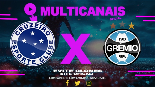 Assistir Cruzeiro x Grêmio AO VIVO Online 23/03/2025