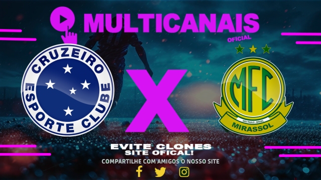 Assistir Cruzeiro x Mirassol AO VIVO Online 29/03/2025