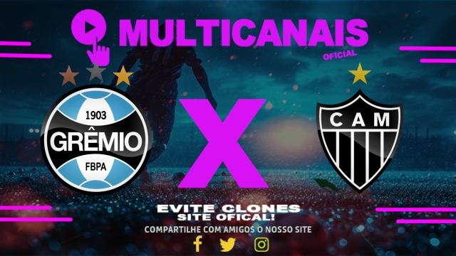 Assistir Grêmio x Atlético-MG AO VIVO Online 29/03/2025