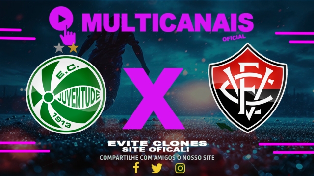 Assistir Juventude x Vitória AO VIVO Online 29/03/2025