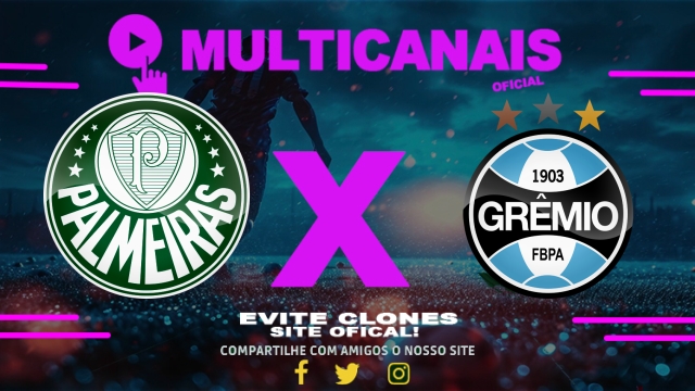 Assistir Palmeiras x Grêmio AO VIVO Online 29/03/2025