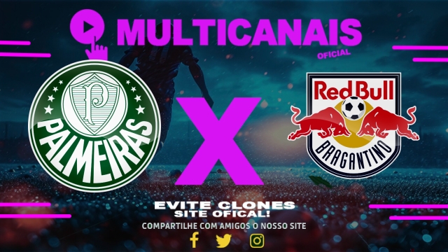 Assistir Palmeiras x Red Bull Bragantino AO VIVO Online 22/03/2025
