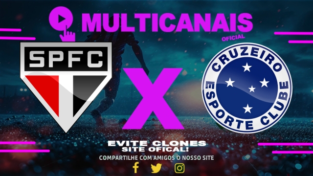 Assistir São Paulo x Cruzeiro AO VIVO Online 30/03/2025