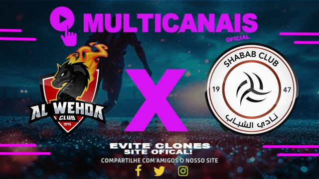 Assistir Al-Wehda x Al-Shabab AO VIVO Online 06/04/2025