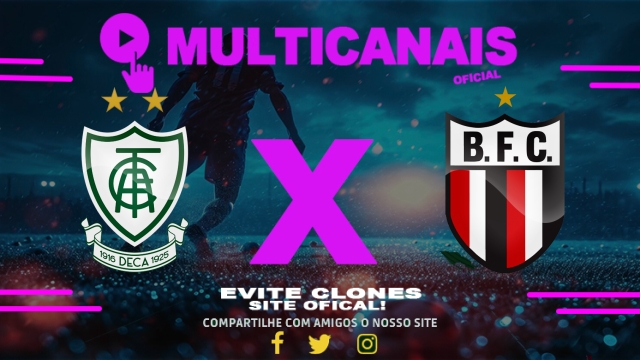 Assistir América-MG x Botafogo-SP AO VIVO Online 05/04/2025