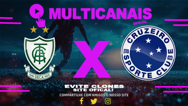 Assistir América-MG x Cruzeiro AO VIVO Online 20/04/2025