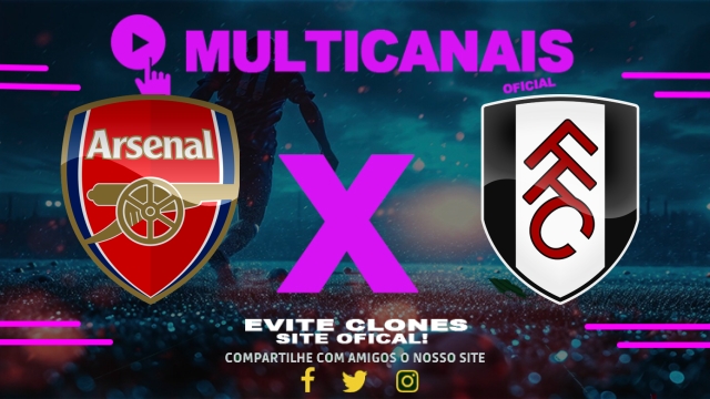 Assistir Arsenal x Fulham AO VIVO Online 01/04/2025