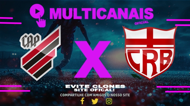Assistir Athletico x CRB AO VIVO Online 20/04/2025