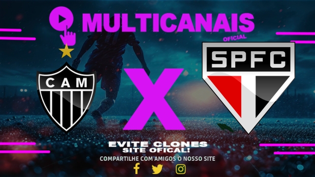 Assistir Atlético-MG x São Paulo AO VIVO Online 06/04/2025