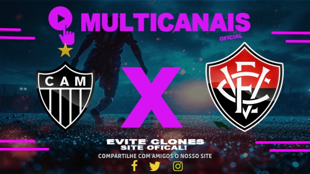 Assistir Atlético-MG x Vitória AO VIVO Online 13/04/2025