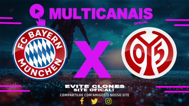 Assistir Bayern de Munique x Mainz 05 AO VIVO Online 26/04/2025