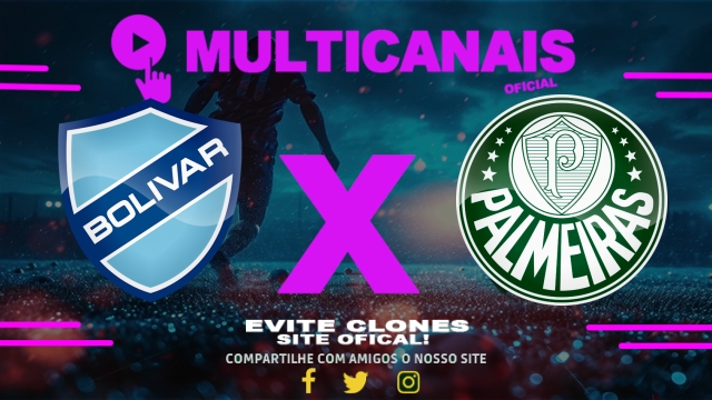 Assistir Bolívar x Palmeiras AO VIVO Online 24/04/2025