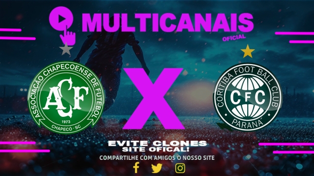 Assistir Chapecoense x Coritiba AO VIVO Online 12/04/2025