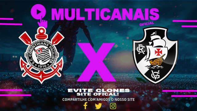 Assistir Corinthians x Vasco AO VIVO Online 05/04/2025