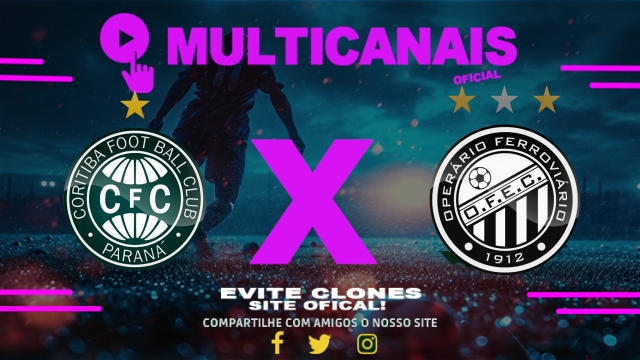Assistir Coritiba x Operário-PR AO VIVO Online 26/04/2025
