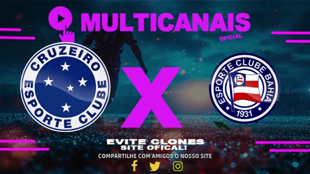Assistir Cruzeiro x Bahia AO VIVO Online 17/04/2025