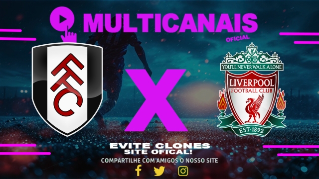 Assistir Fulham x Liverpool AO VIVO Online 06/04/2025