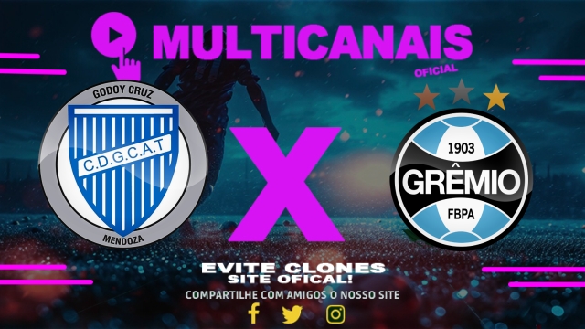 Assistir Godoy Cruz x Grêmio AO VIVO Online 24/04/2025