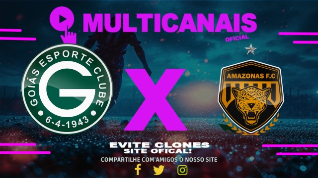 Assistir Goiás x Amazonas AO VIVO Online 04/04/2025