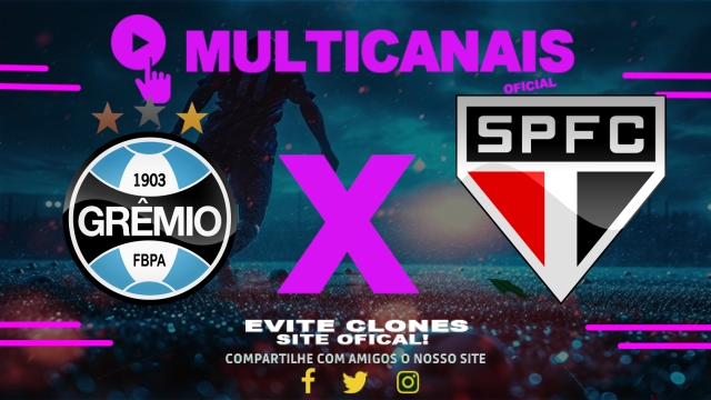 Assistir Grêmio x São Paulo AO VIVO Online 19/04/2025
