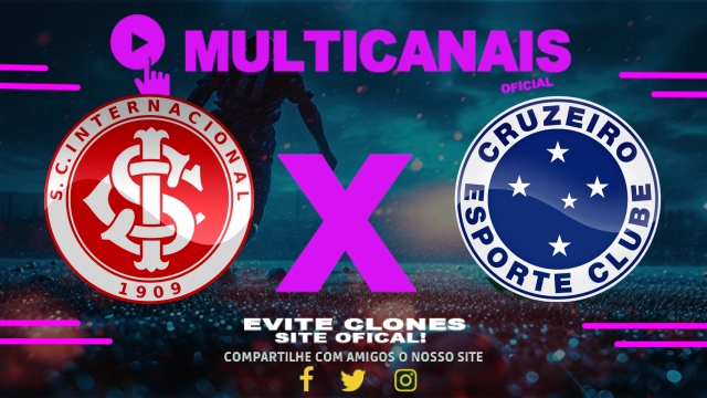Assistir Internacional x Cruzeiro AO VIVO Online 06/04/2025