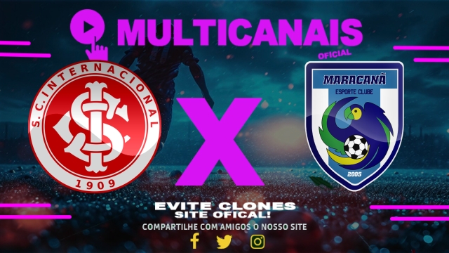 Assistir Internacional x Maracanã AO VIVO Online 29/04/2025