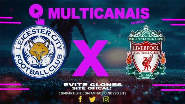 Assistir Leicester City x Liverpool AO VIVO Online 20/04/2025