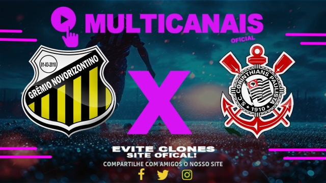 Assistir Novorizontino x Corinthians AO VIVO Online 30/04/2025
