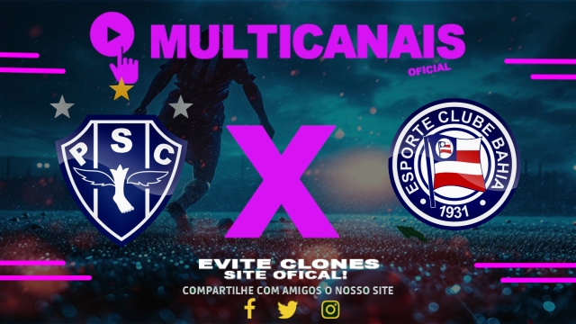 Assistir Paysandu x Bahia AO VIVO Online 30/04/2025