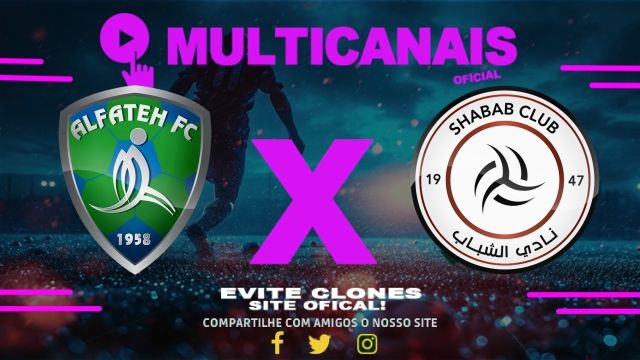 Assistir Al-Fateh x Al-Shabab AO VIVO Online 01/05/2025