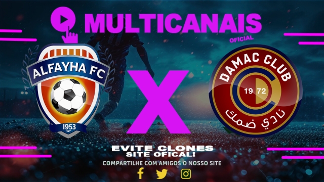 Assistir Al-Fayha  x Damac AO VIVO Online 02/05/2025