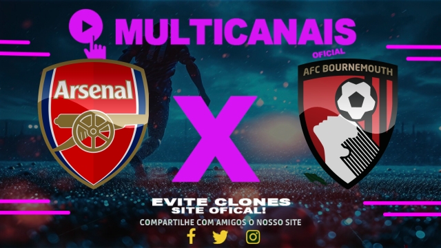Assistir Arsenal x Bournemouth AO VIVO Online 03/05/2025