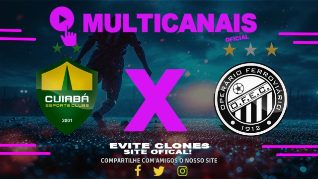 Assistir Cuiabá x Operário-PR AO VIVO Online 11/05/2025