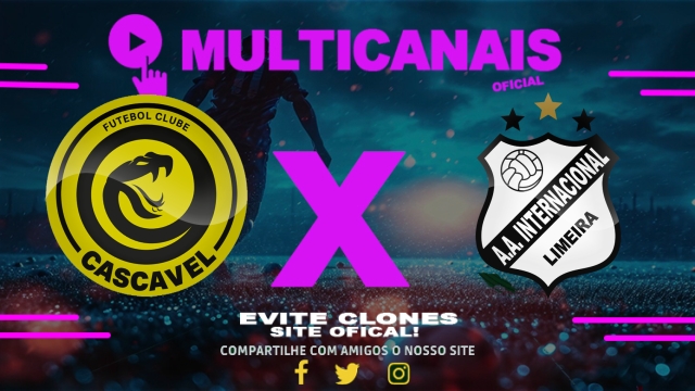 Assistir FC Cascavel x Inter de Limeira AO VIVO Online 10/05/2025