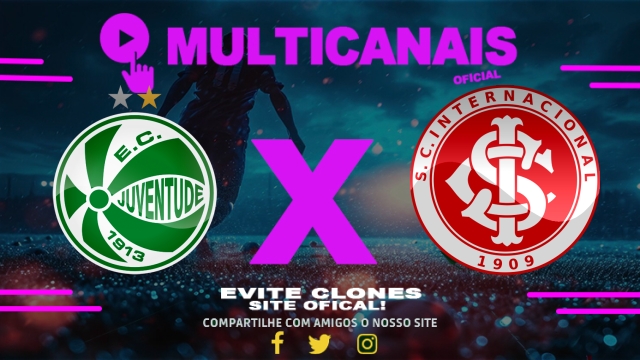 Assistir Juventude x Internacional AO VIVO Online 10/05/2025